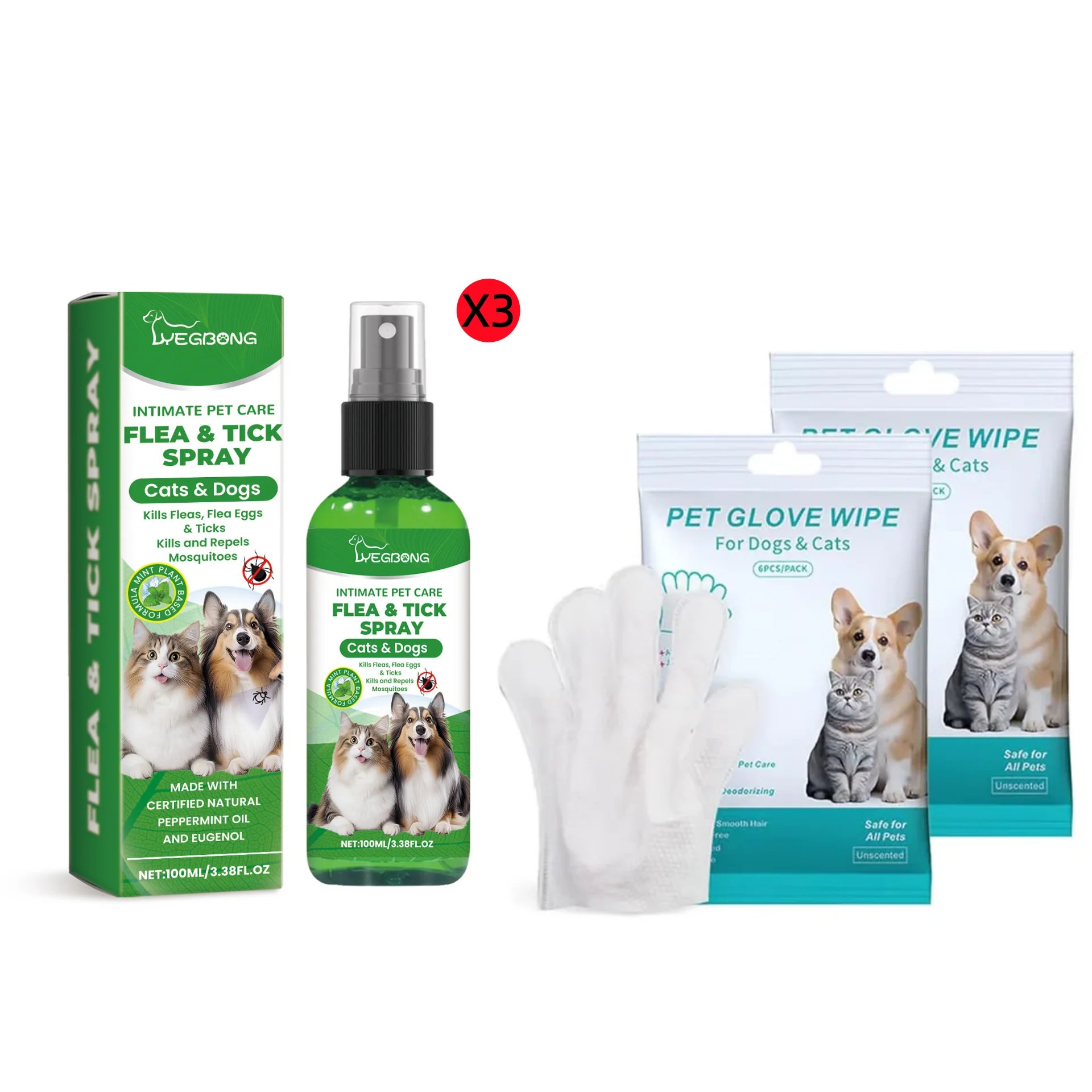 🐶🐱Natural Flea & Tick Spray for Dogs and Cats-purrpetclean