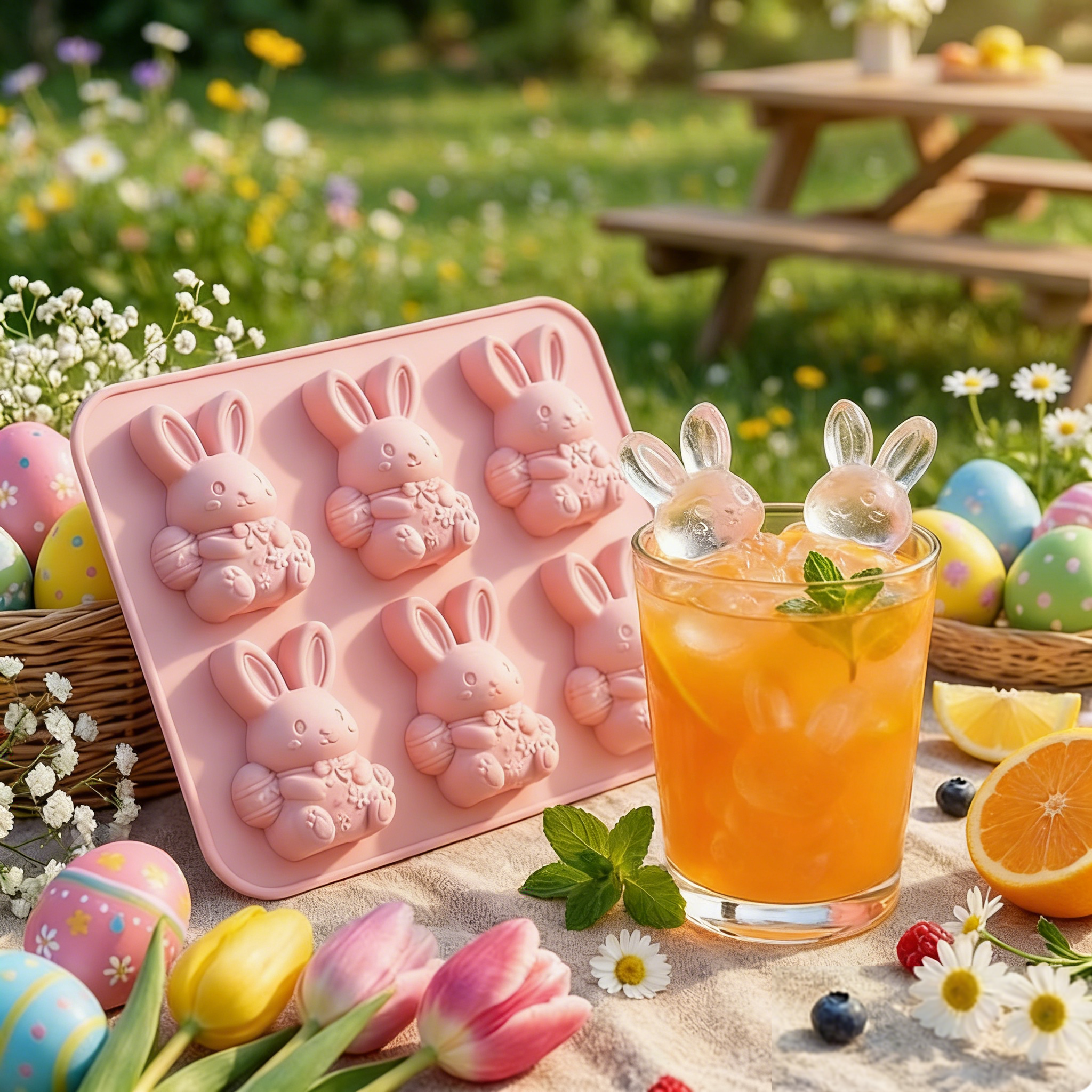 ⏳Last Day Special Price $12.99!!🐮 Mini Highland Cow Ice Cube Mold – Cute 3D Ice for Drinks, Parties & Gifts