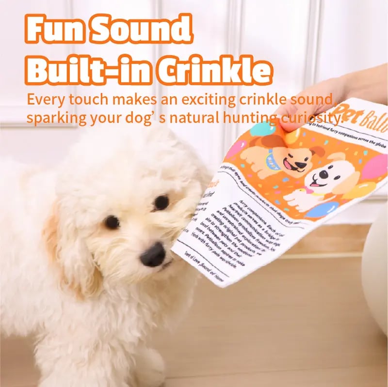 🔥Hot Sale 49% OFF🌟📰 Durable Newspaper Dog Toy-purrpetclean
