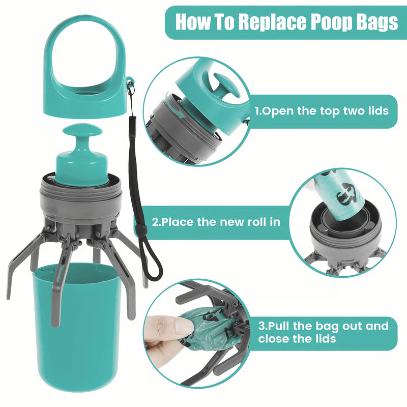 🎁SELLING FAST! 🐕 70K+ SOLD -Portable Poop Scooper with Bags-purrpetclean