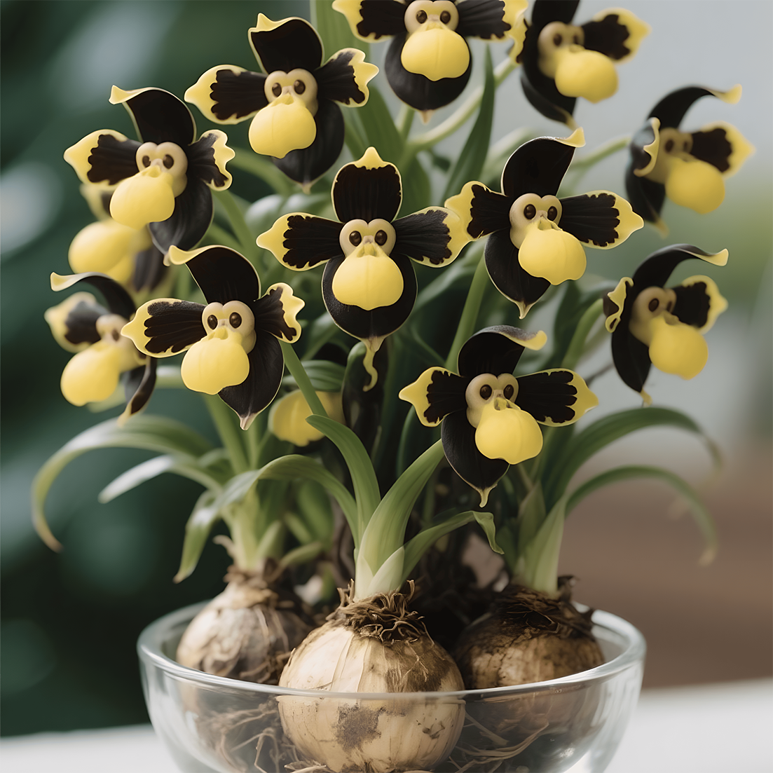Monkey Orchid bulbs - can survive in soil or hydroponics💧🌱