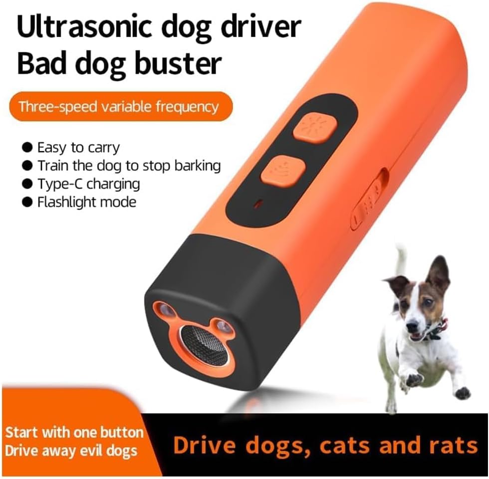 🐶Ultrasonic Dog Bark Deterrent Device – Humane & Effective Dog Repeller-purrpetclean