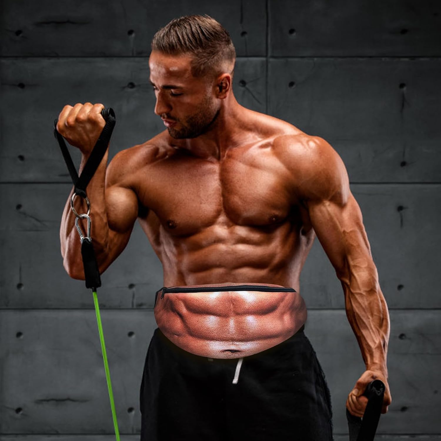 🔥LAST DAY | Limited‑Time 50% OFF💪Beer Belly & Muscle Fanny Pouch 🤪