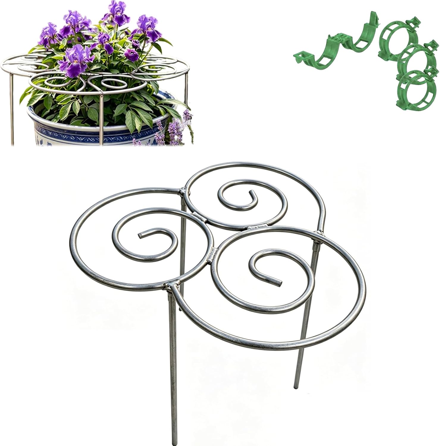 Elegant Garden Plant Support Rings ✨