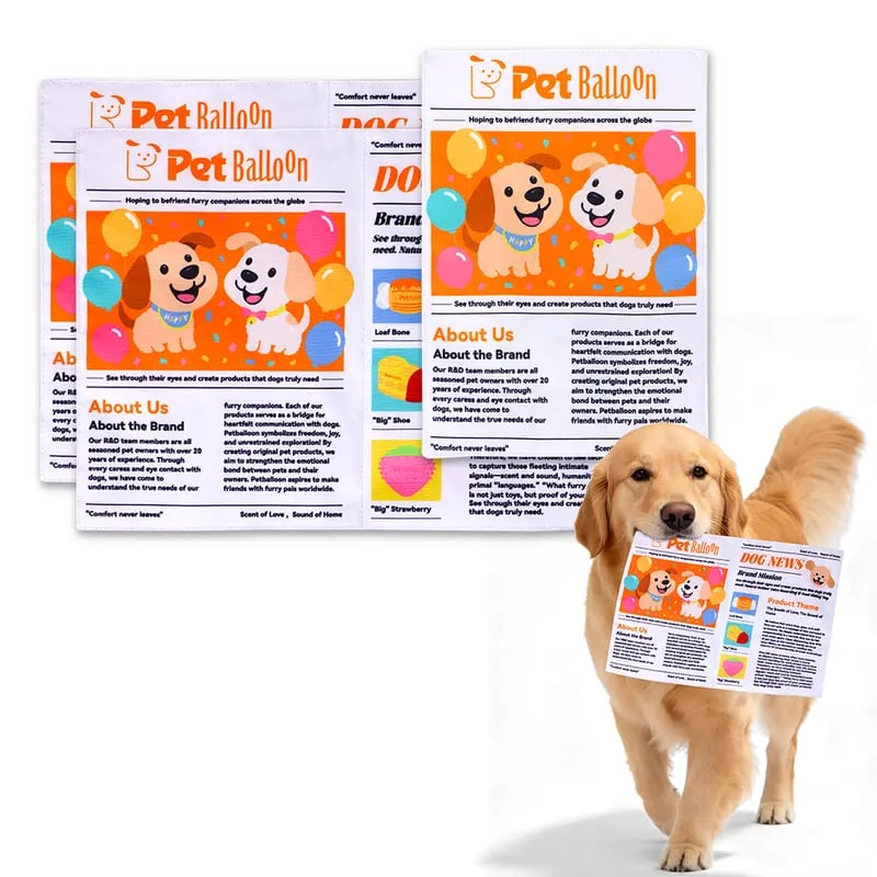 🔥Hot Sale 49% OFF🌟📰 Durable Newspaper Dog Toy-purrpetclean