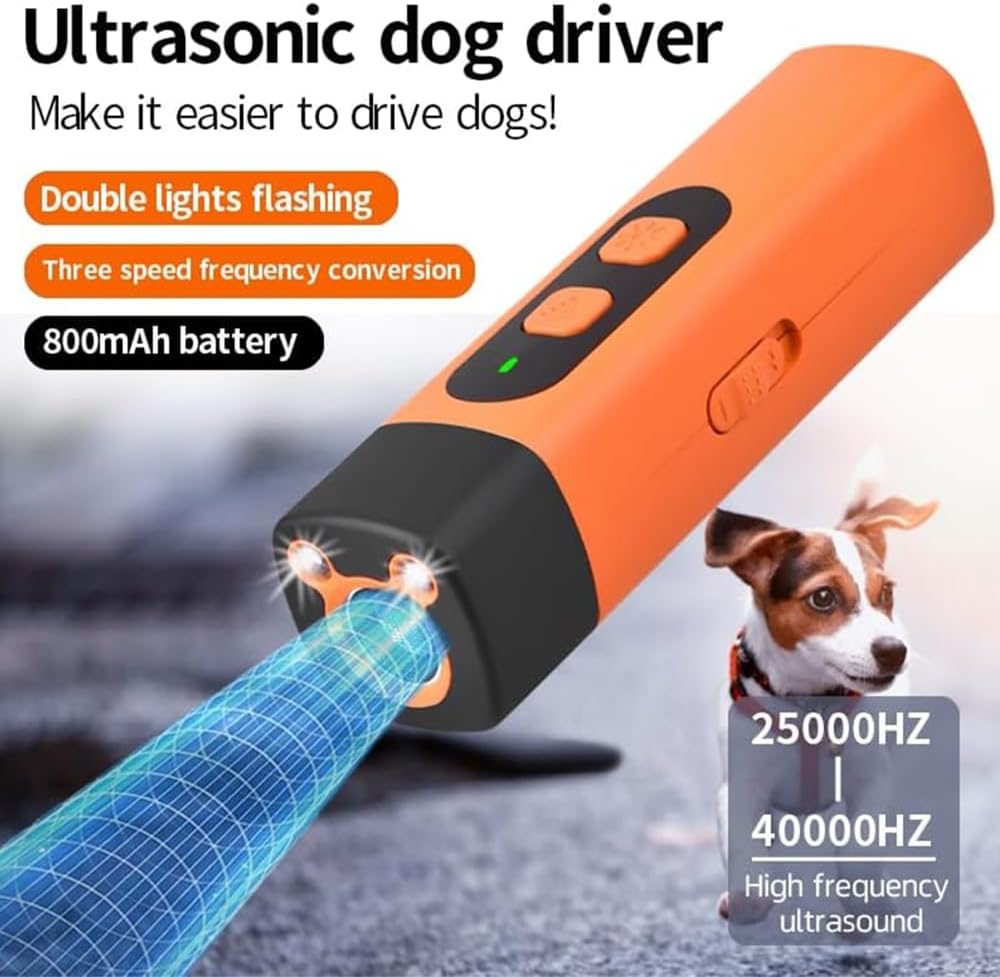 🐶Ultrasonic Dog Bark Deterrent Device – Humane & Effective Dog Repeller-purrpetclean