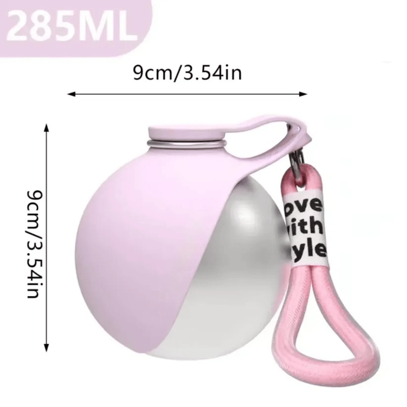 Portable 2-in-1 bottle-Dog travel water bottle-purrpetclean