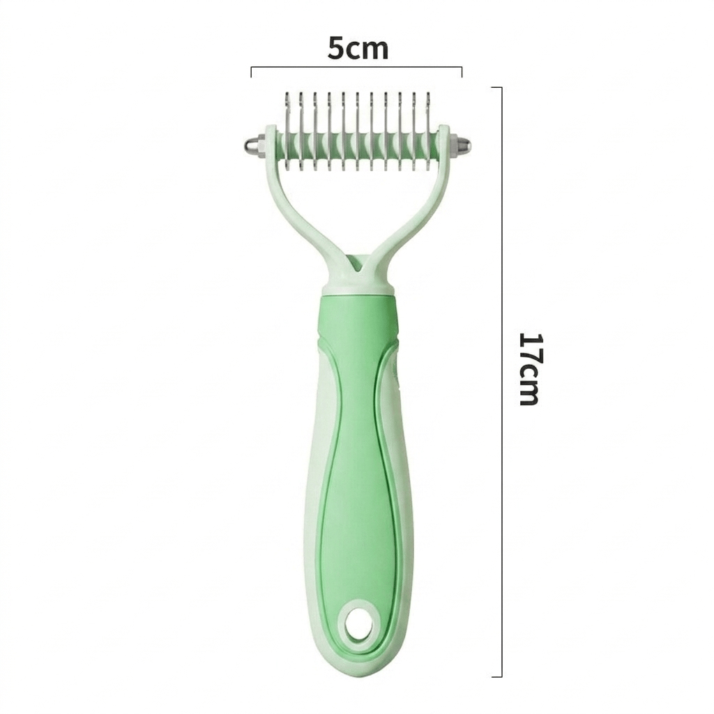 🐾 Professional Deshedding Tool for Dogs & Cats – Gentle, Efficient & Fur-Free Home ✨💖-purrpetclean