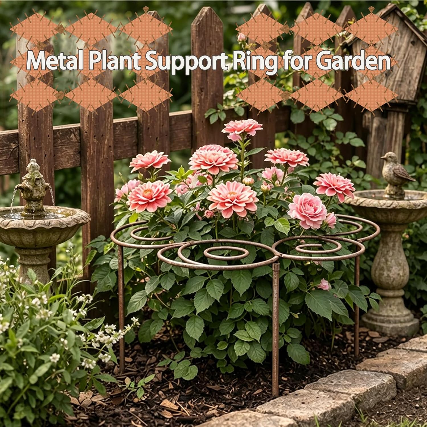 Elegant Garden Plant Support Rings ✨