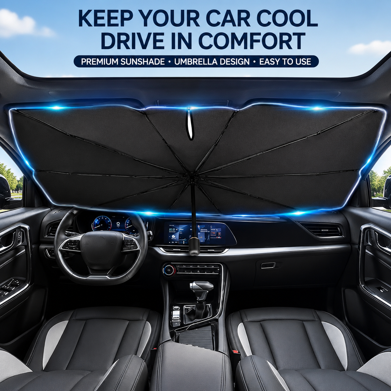🏆LAST DAY SALE 60% OFF!!💕SunShade Foldable Heat Protector