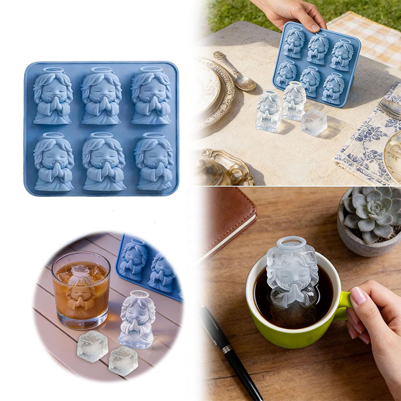 ⏳Last Day Special Price $6.99!!🐮 Mini Highland Cow Ice Cube Mold – Cute 3D Ice for Drinks, Parties & Gifts