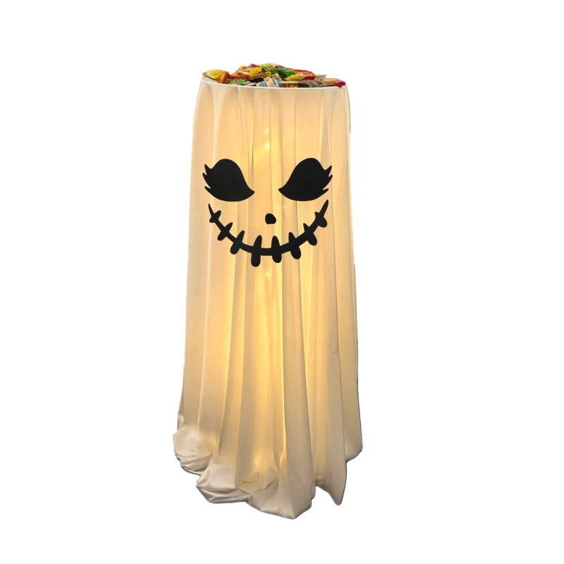 Glowing Ghost Candy Stand – Your Front Porch Trick-or-Treat Essential