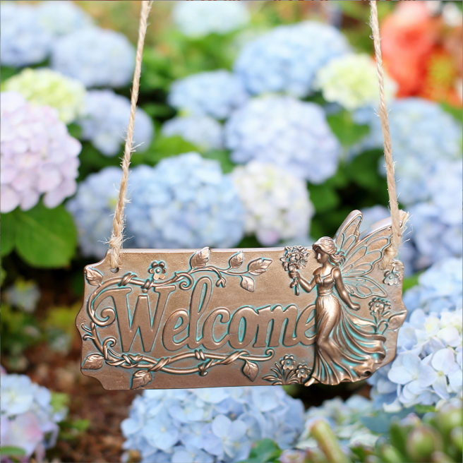 Fairy Welcome Sign: Whimsical Garden Decor ✨