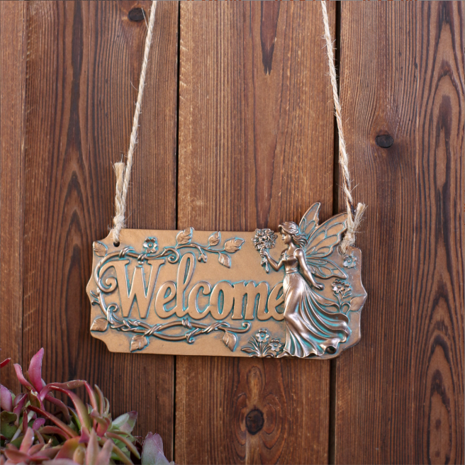 Fairy Welcome Sign: Whimsical Garden Decor ✨