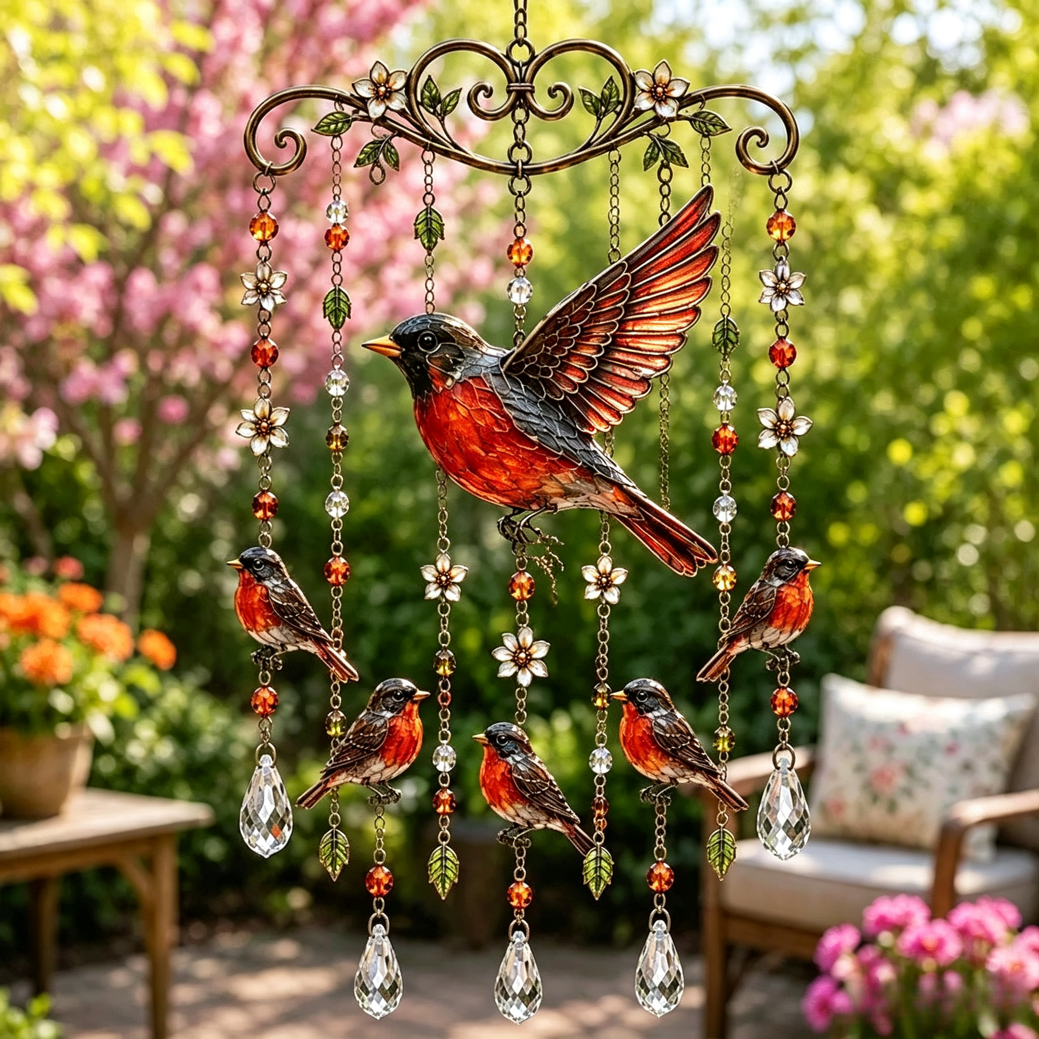 🐦🎐Last Day 50% OFF - 🐦🎐Graceful Hummingbird Wind Chime