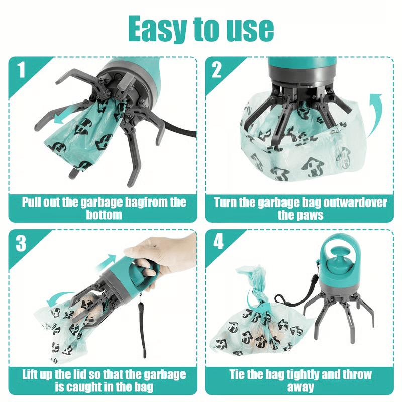 🎁SELLING FAST! 🐕 70K+ SOLD -Portable Poop Scooper with Bags-purrpetclean