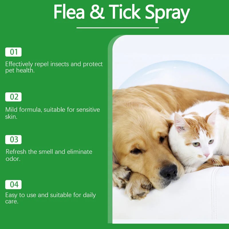 🐶🐱Natural Flea & Tick Spray for Dogs and Cats-purrpetclean
