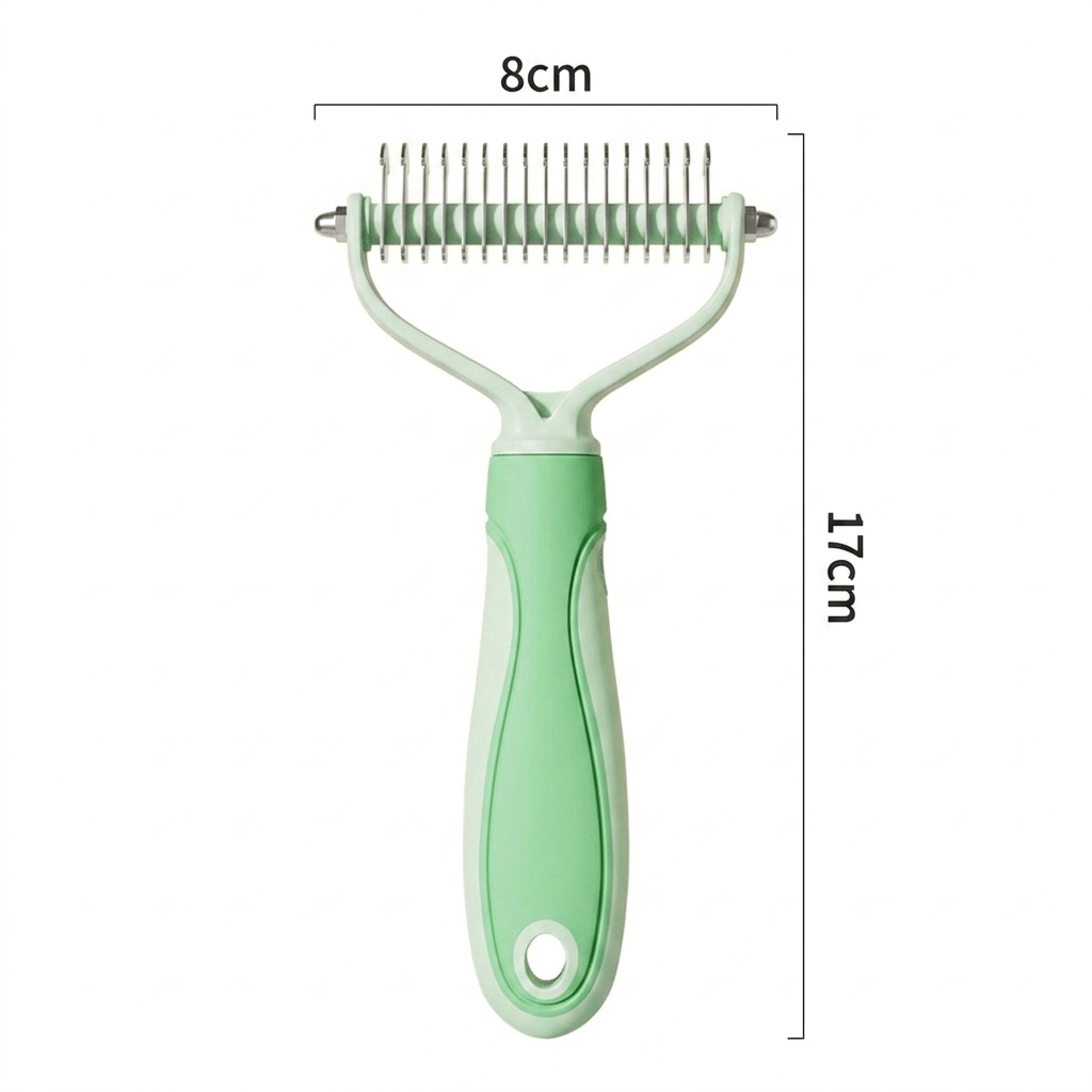🐾 Professional Deshedding Tool for Dogs & Cats – Gentle, Efficient & Fur-Free Home ✨💖-purrpetclean