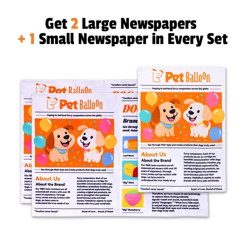 🔥Hot Sale 49% OFF🌟📰 Durable Newspaper Dog Toy-purrpetclean
