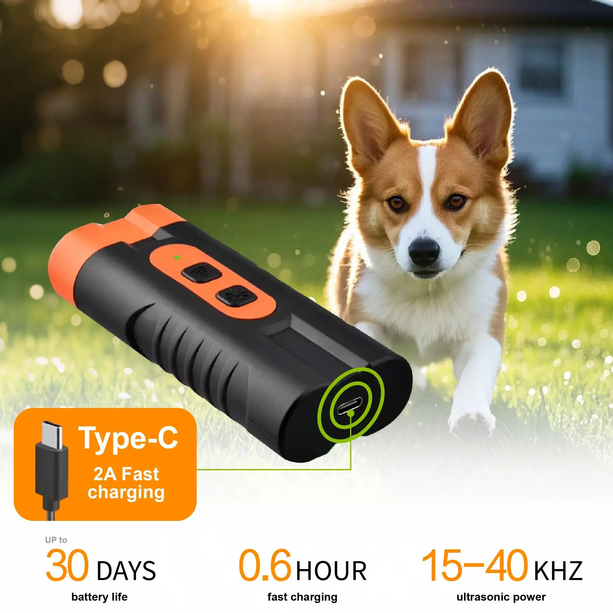 🔥Hot sale 49%- 🐶Ultrasonic Dog Bark Control & Training Device-purrpetclean