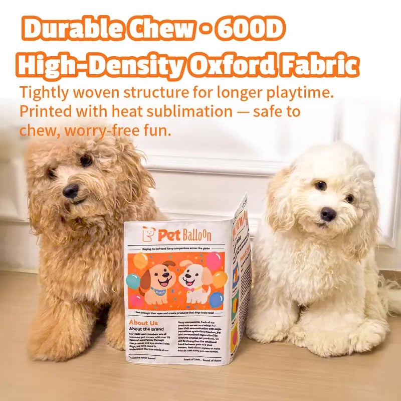 🔥Hot Sale 49% OFF🌟📰 Durable Newspaper Dog Toy-purrpetclean