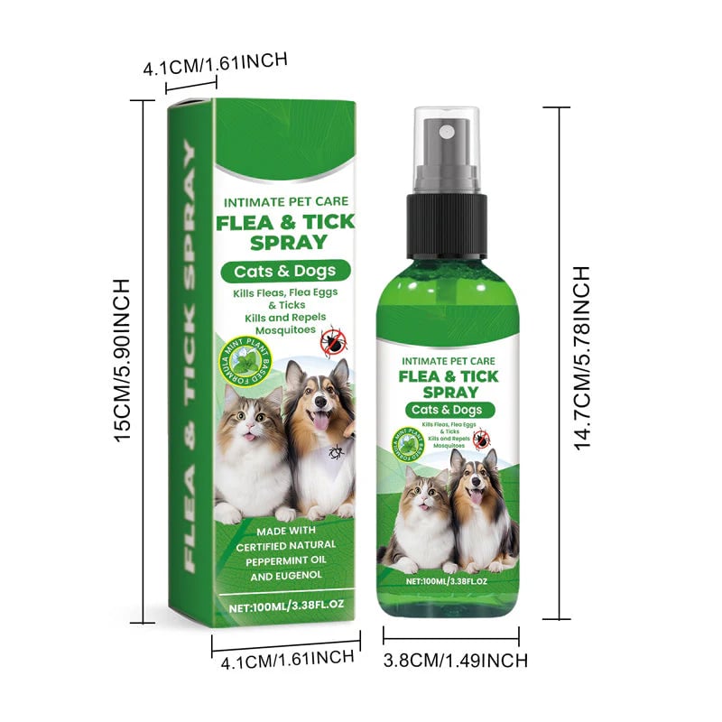 🐶🐱Natural Flea & Tick Spray for Dogs and Cats-purrpetclean