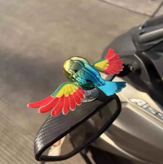🐦 Dekoracja samochodowa z ptakiem towarzyszącym