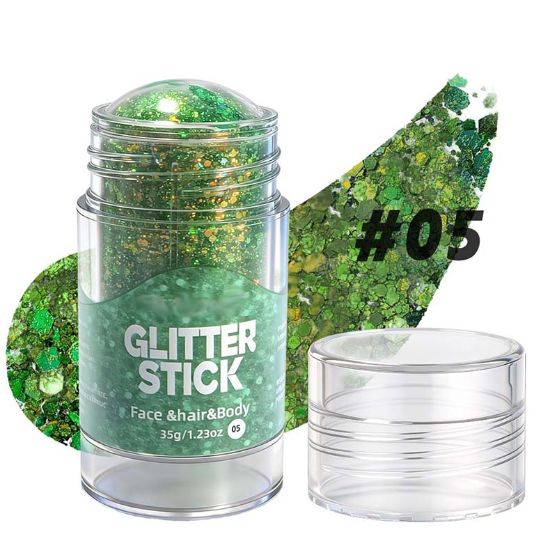 3-in-1 Patriotic Glow😍✨Red, White & Blue Glitter Body Stick