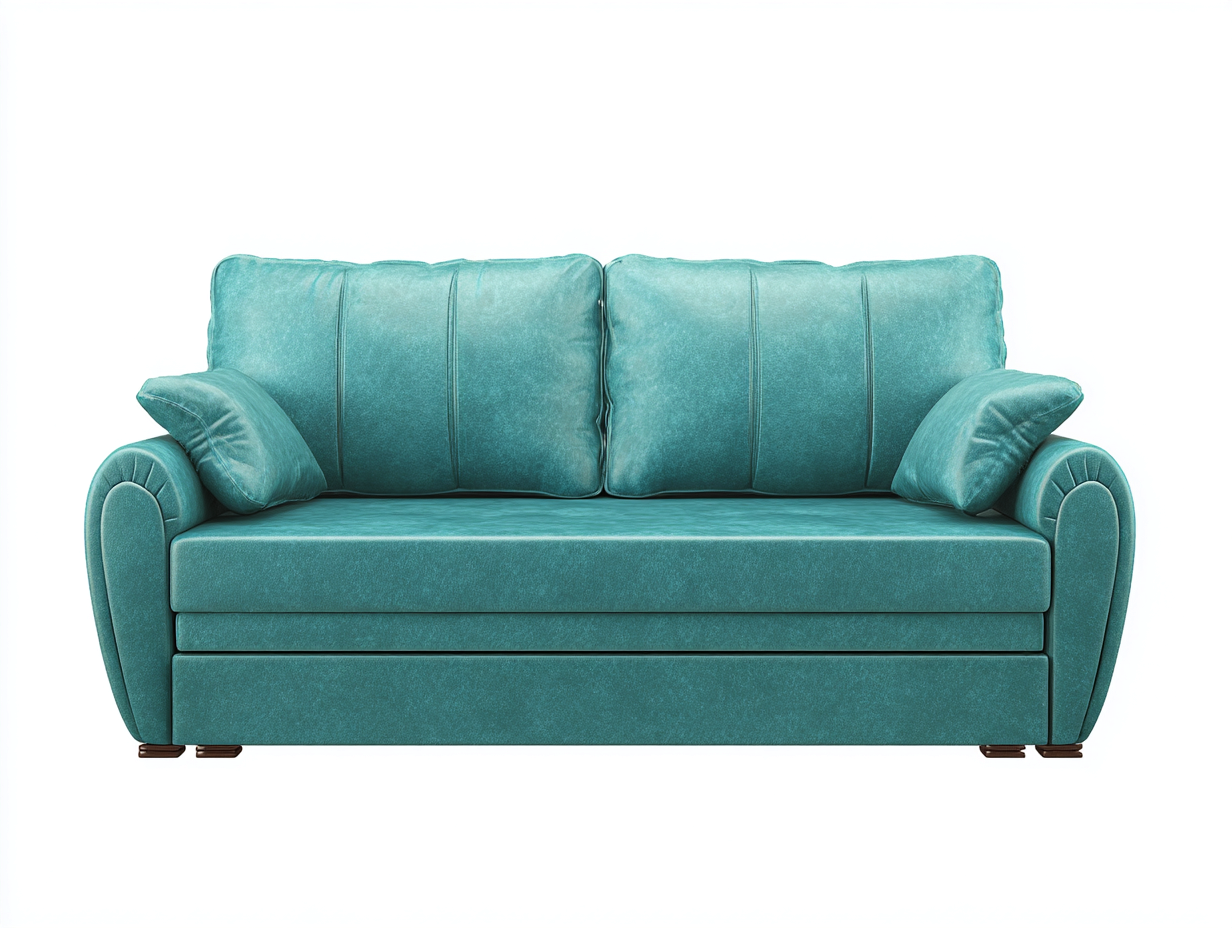 Zweisitzer Sofa Stoff 160x90x85 cm - Grün - Modernes Design für Wohnzimmer-Pineupio