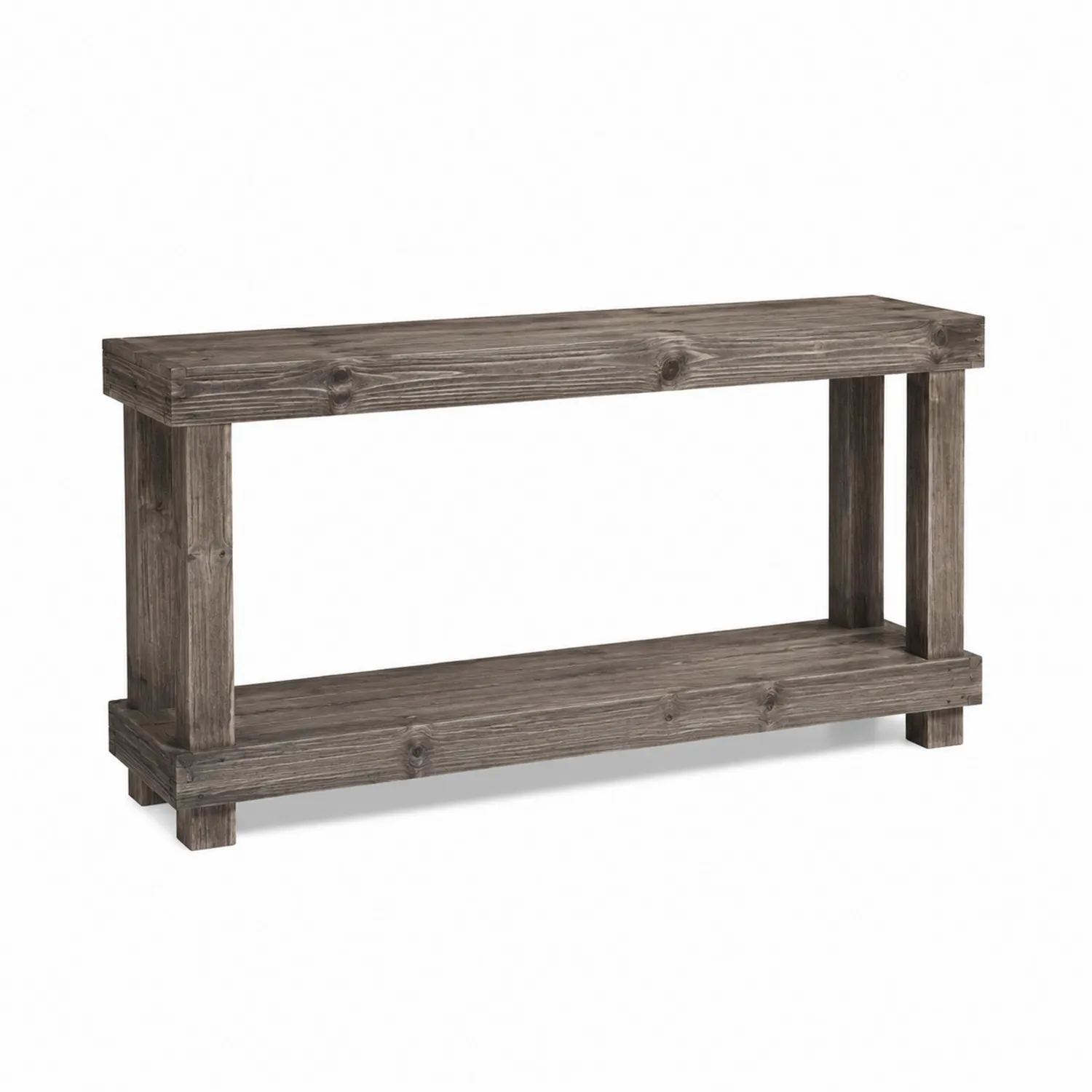Consolle in legno marrone 120x40x75 cm-Selvoriux