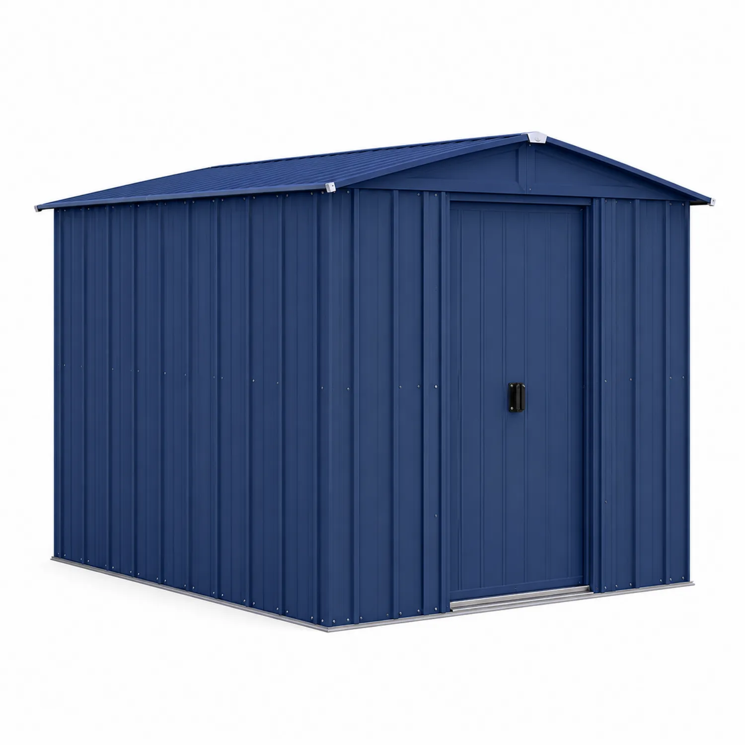 Capanno portaoggetti in metallo blu 213x130x173 cm