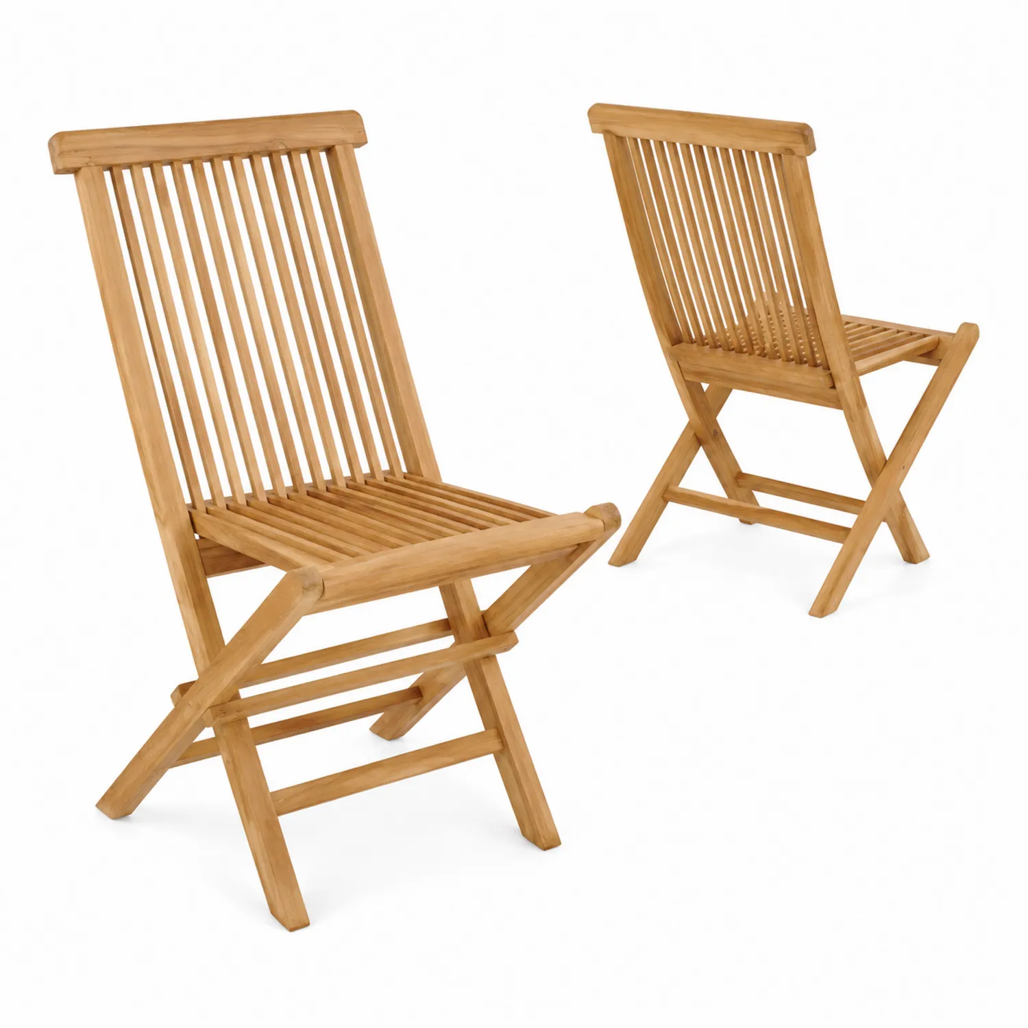 Sillas Plegables de Madera de Teca