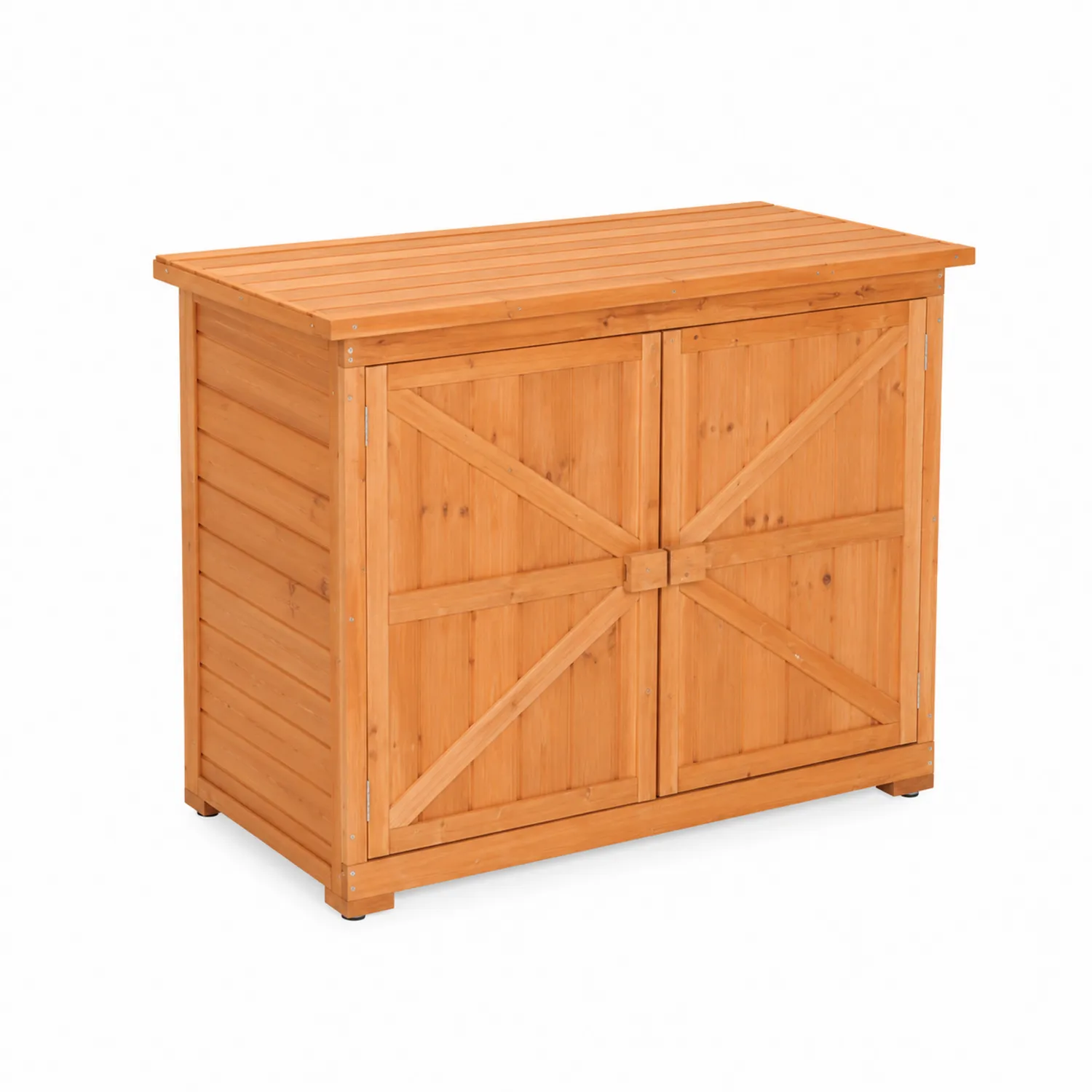 Armadietto per Esterni in Legno di Pino 80x50x90 cm