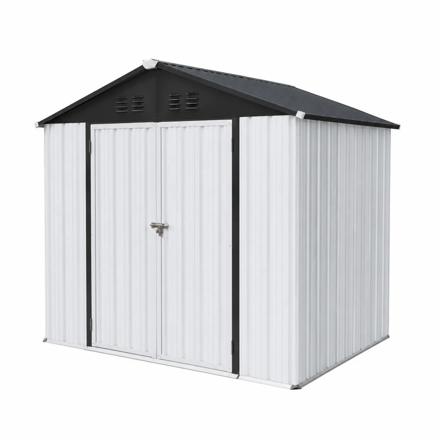 Capanno in lamiera zincata 213x130x173 cm