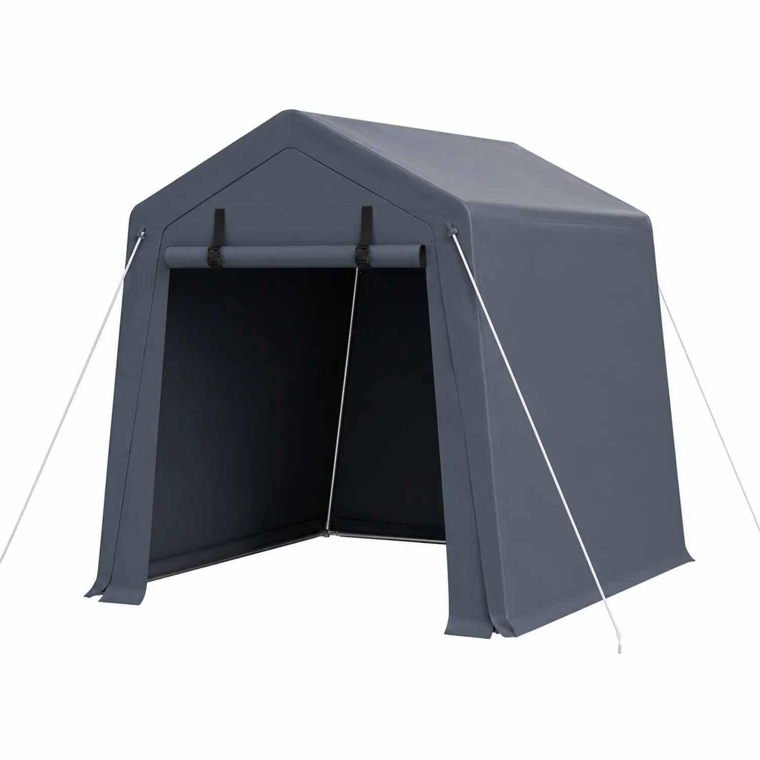 Tenda da Deposito in Poliestere con Struttura in Metallo 260x120x180 cm
