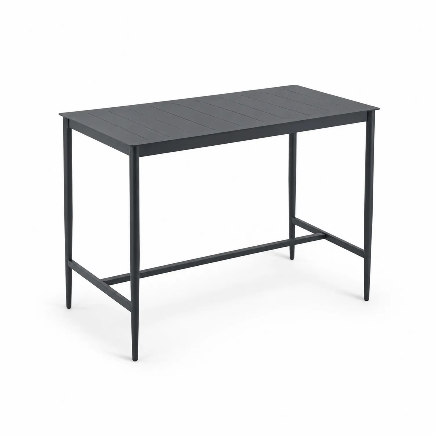 Tavolo Rettangolare in Alluminio Grigio