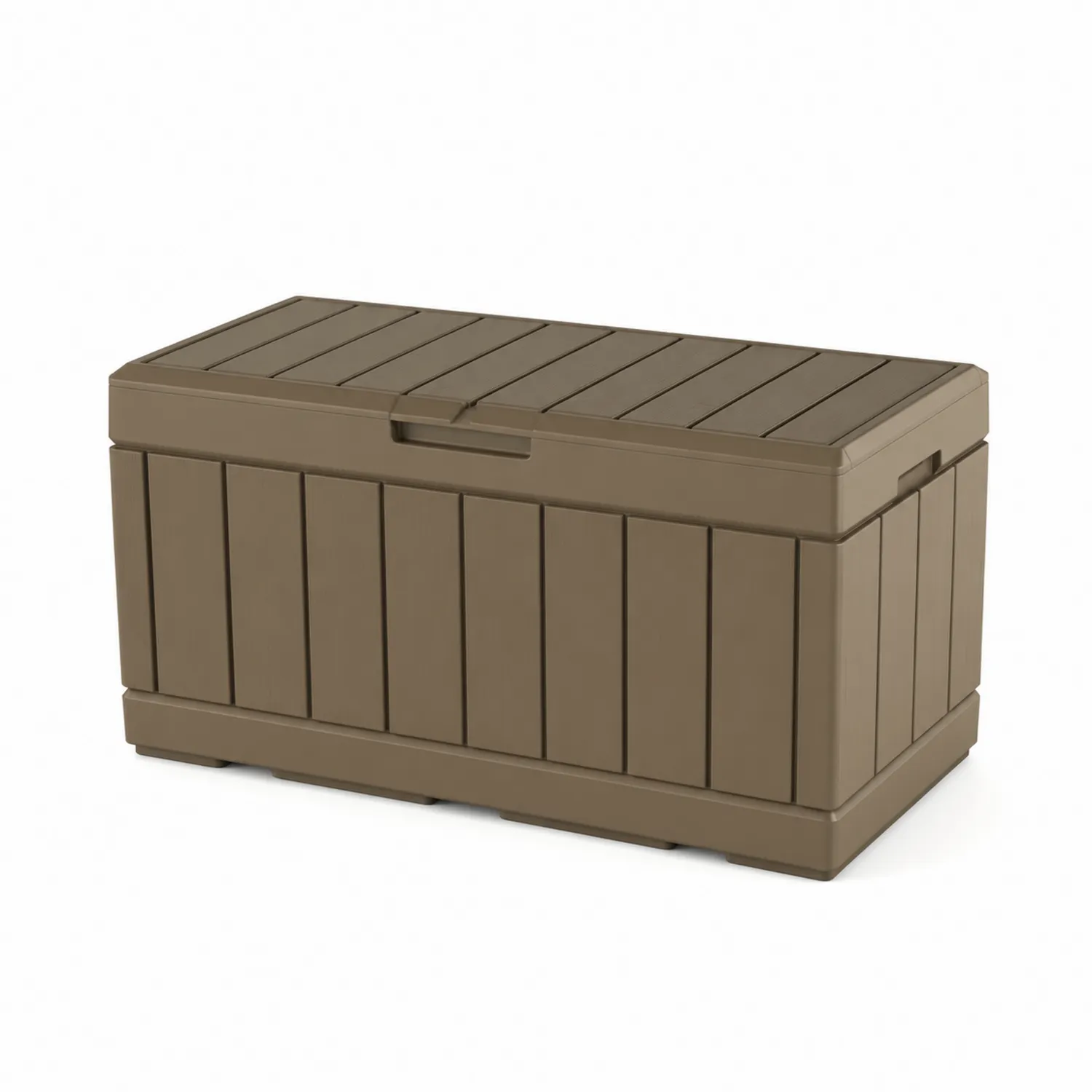 Contenitore rettangolare in plastica marrone 120x56x64 cm