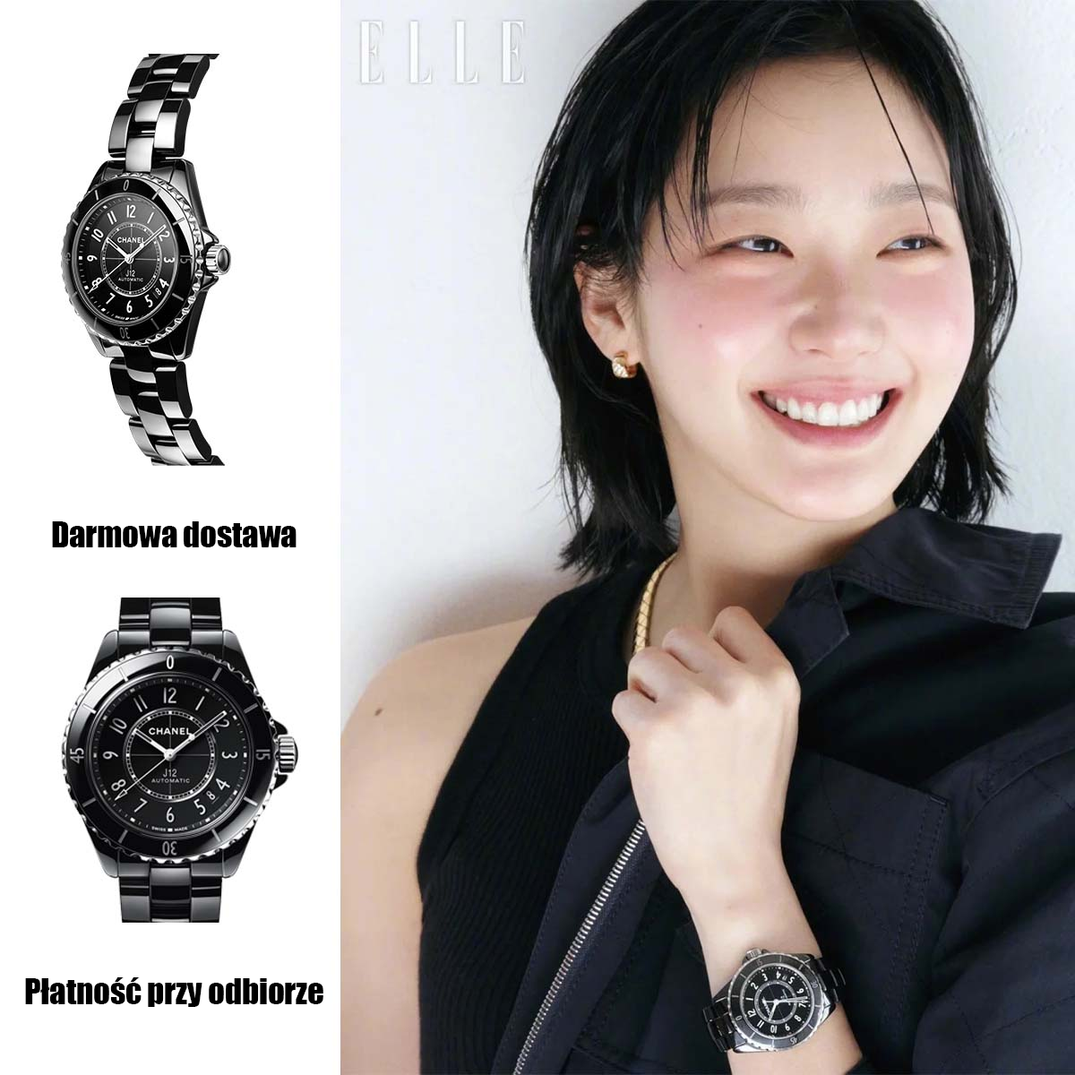 【CHANEL】Popularny model ✨ J12 Caliber 12.1 38 mm | Ceramika x Stal nierdzewna - Elegancki i wyrafinowany wygląd 💎