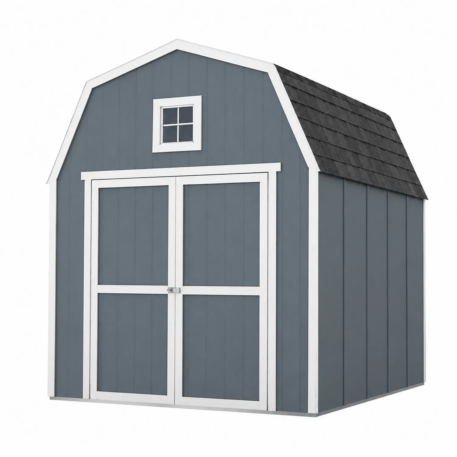 Cobertizo de madera con ventana y puerta doble 300x250x300 cm