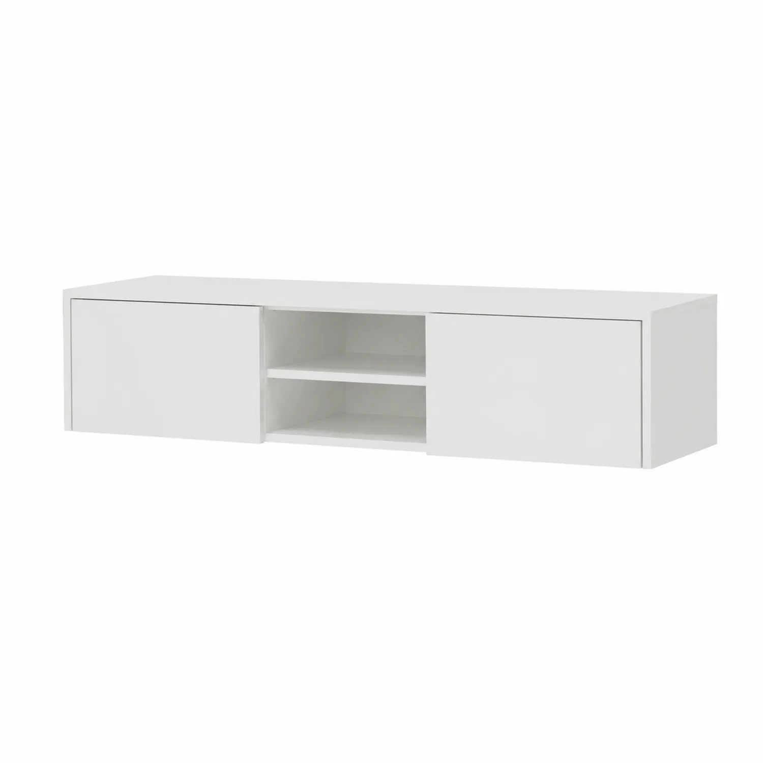 Mueble de TV de MDF Blanco 150x40x35 cm