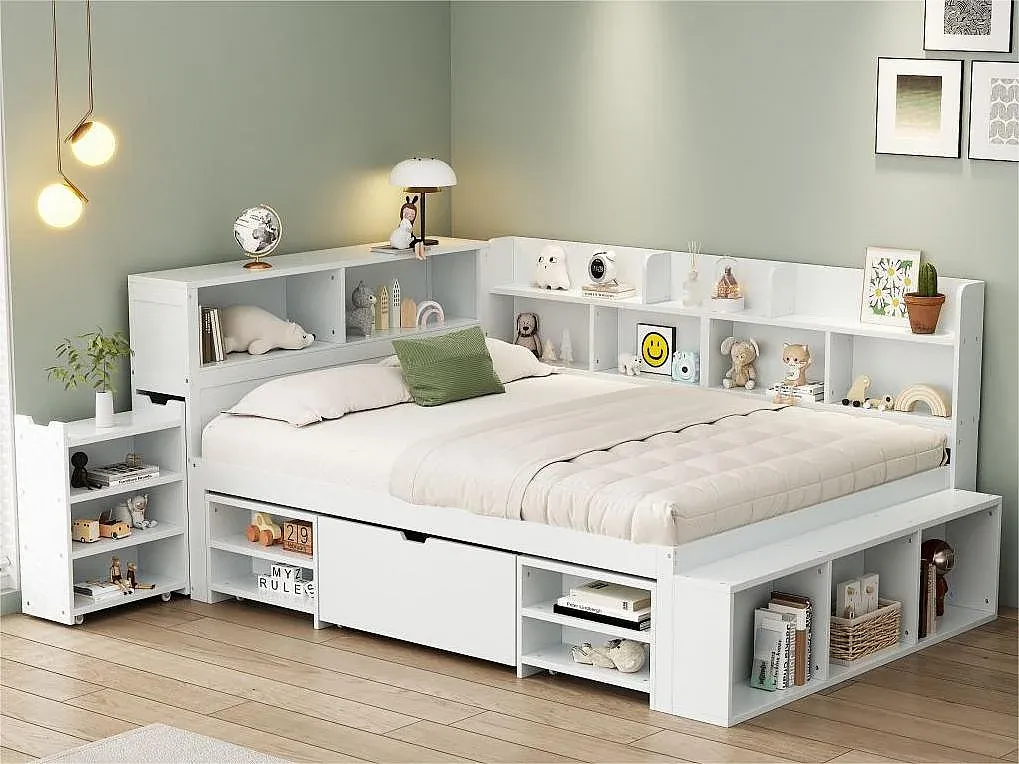 Schlafzimmer,Bereich Bett,Bettrahmen-COZYELUME