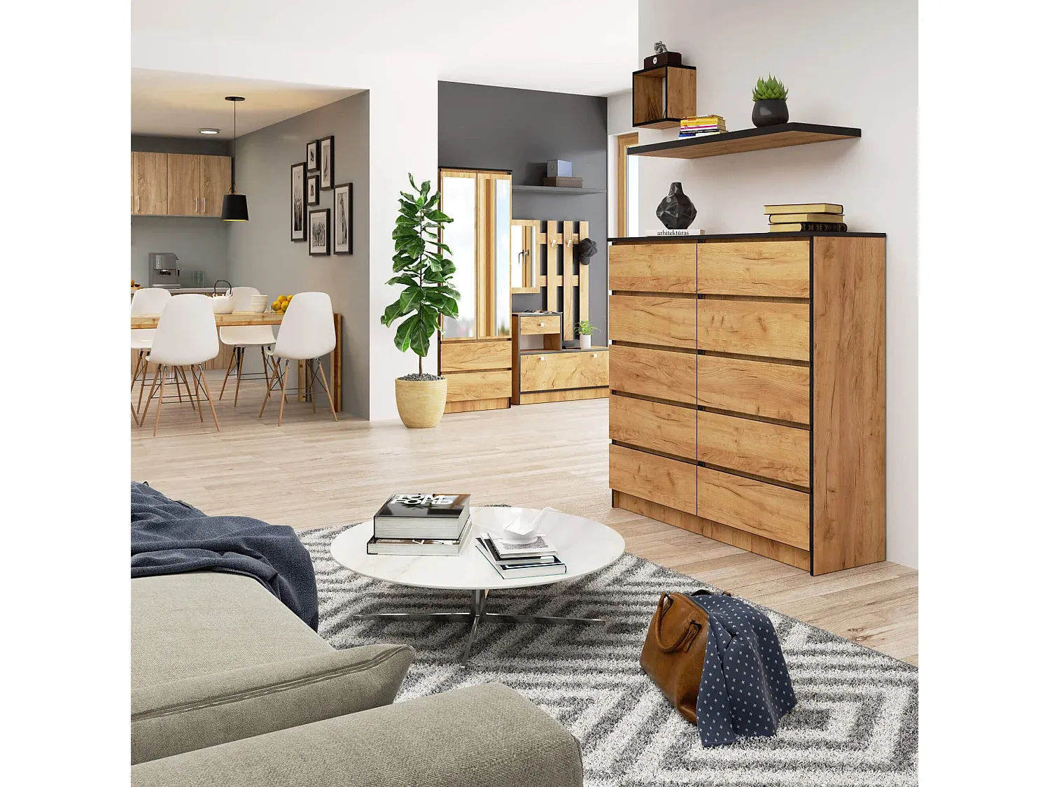 Schlafzimmer,Schlafzimmermöbel,Hochkommode-COZYELUME