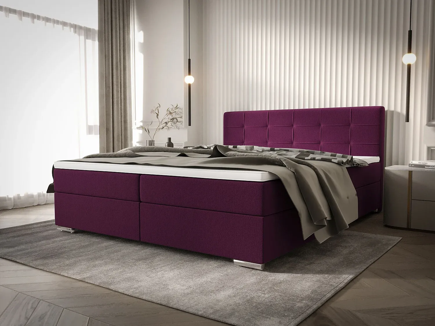 Schlafzimmer,Bereich Bett,Boxspringbett-COZYELUME