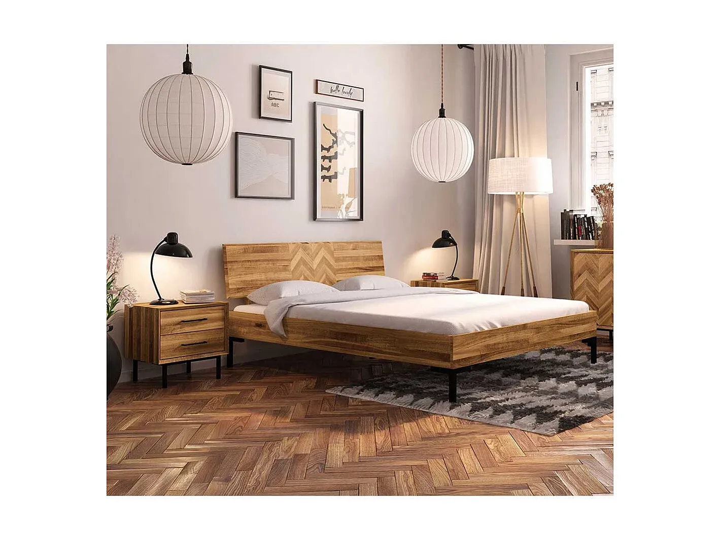Schlafzimmer,Bereich Bett,Bettrahmen-COZYELUME