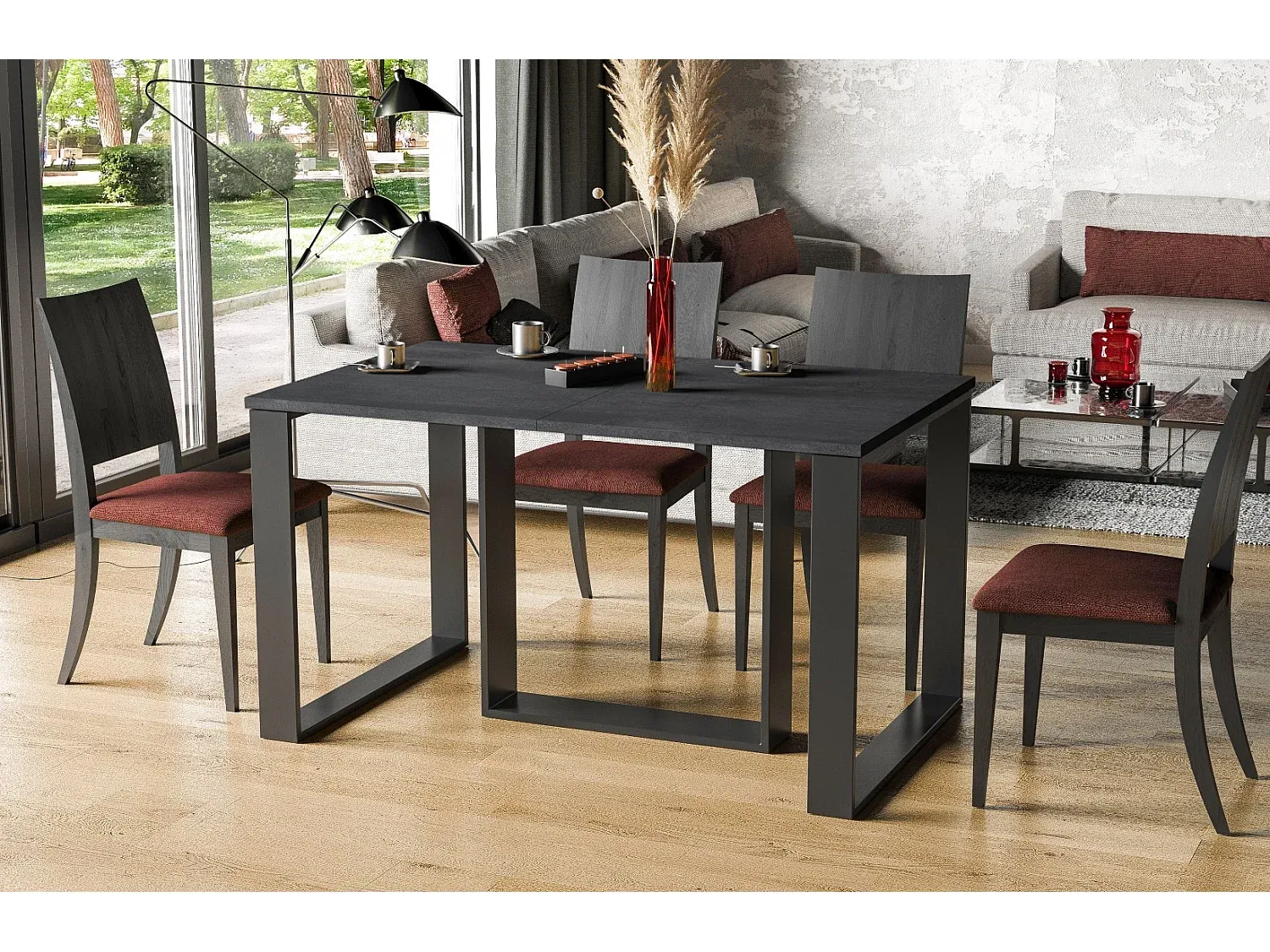 Esszimmer und Küche,Esszimmermöbel,Ausziehbarer Tisch-Livavenao