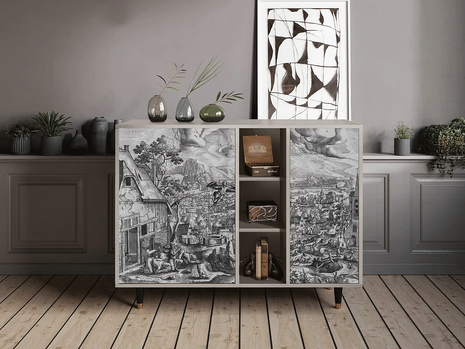 Esszimmer und Küche,Esszimmermöbel,Sideboard-Livavenao