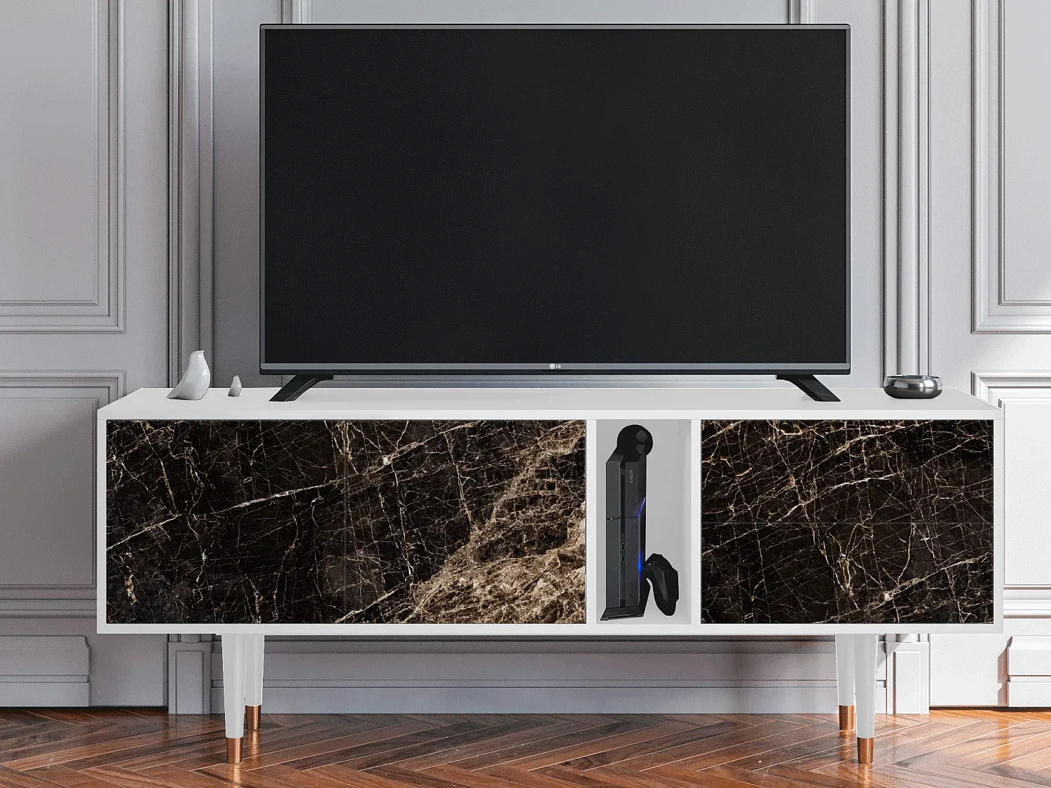 Wohnzimmer und Flur,Wohnzimmermöbel,TV-Board-Livavenao
