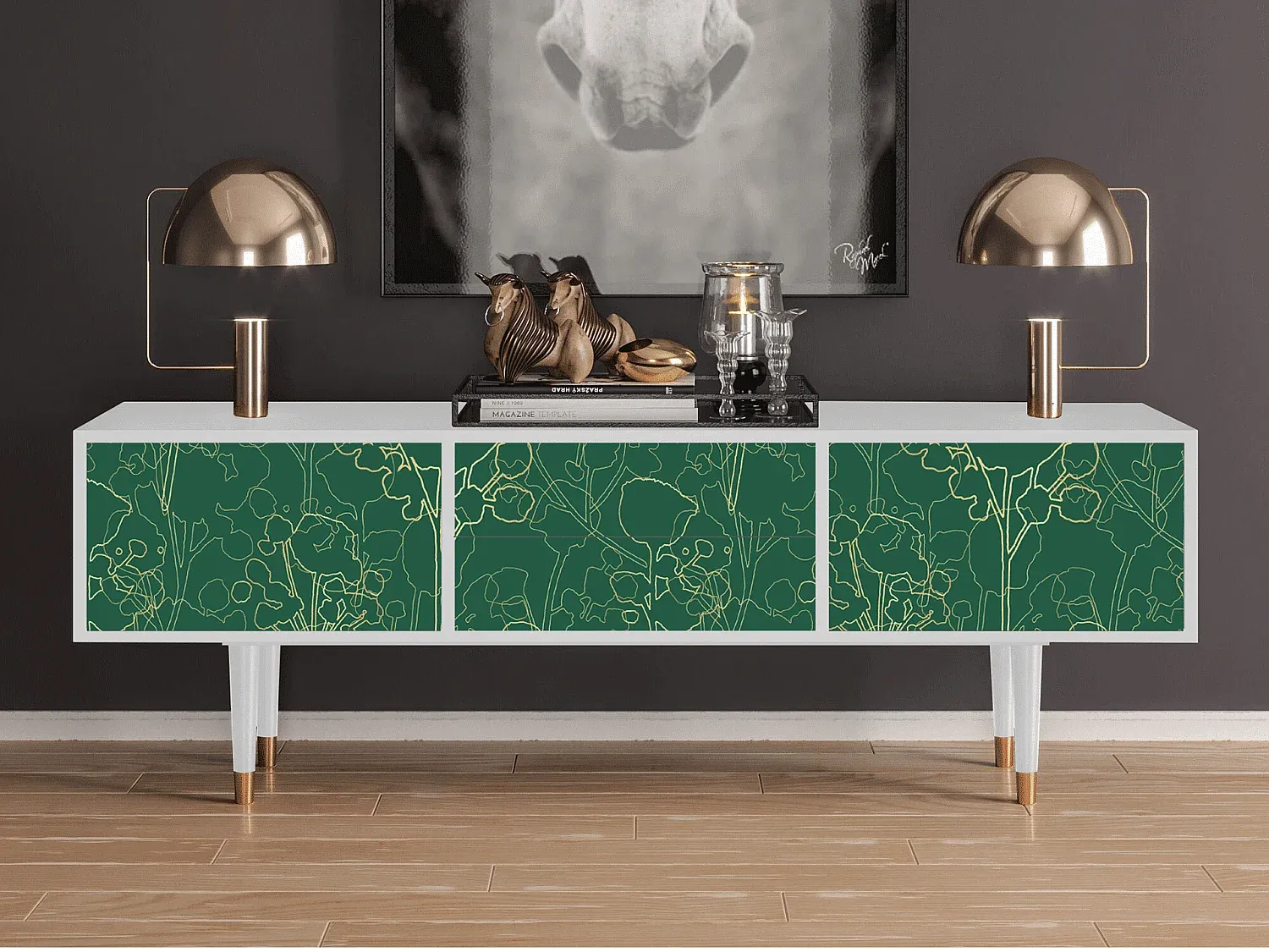 Wohnzimmer und Flur,Wohnzimmermöbel,TV-Board-Livavenao
