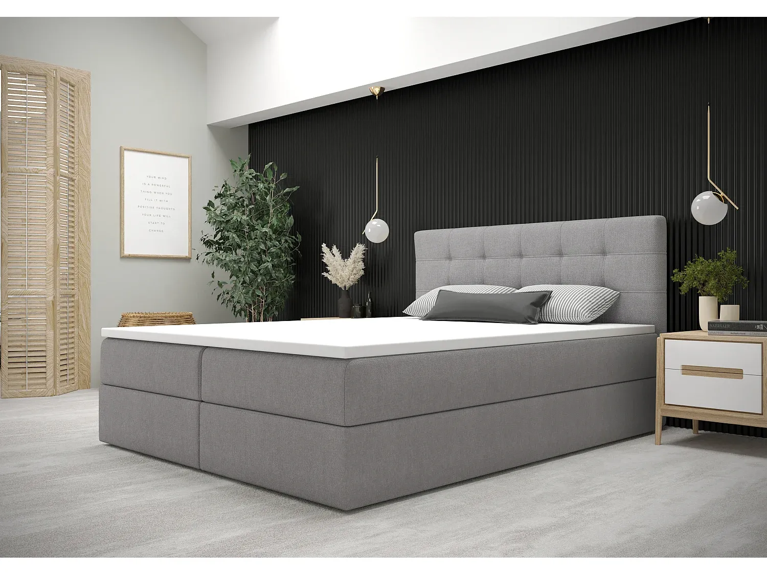 Schlafzimmer,Bereich Bett,Boxspringbett-Livavenao