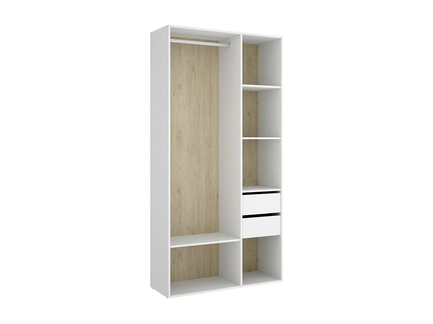 Schlafzimmer,Schlafzimmermöbel,Offener Kleiderschrank-Livavenao